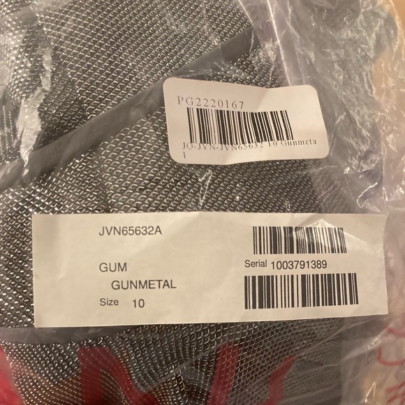 Jovani Silver Gunmetal Short Cocktail Hoco Dress Corset Tie Back Size 10 - Picture 7 of 7